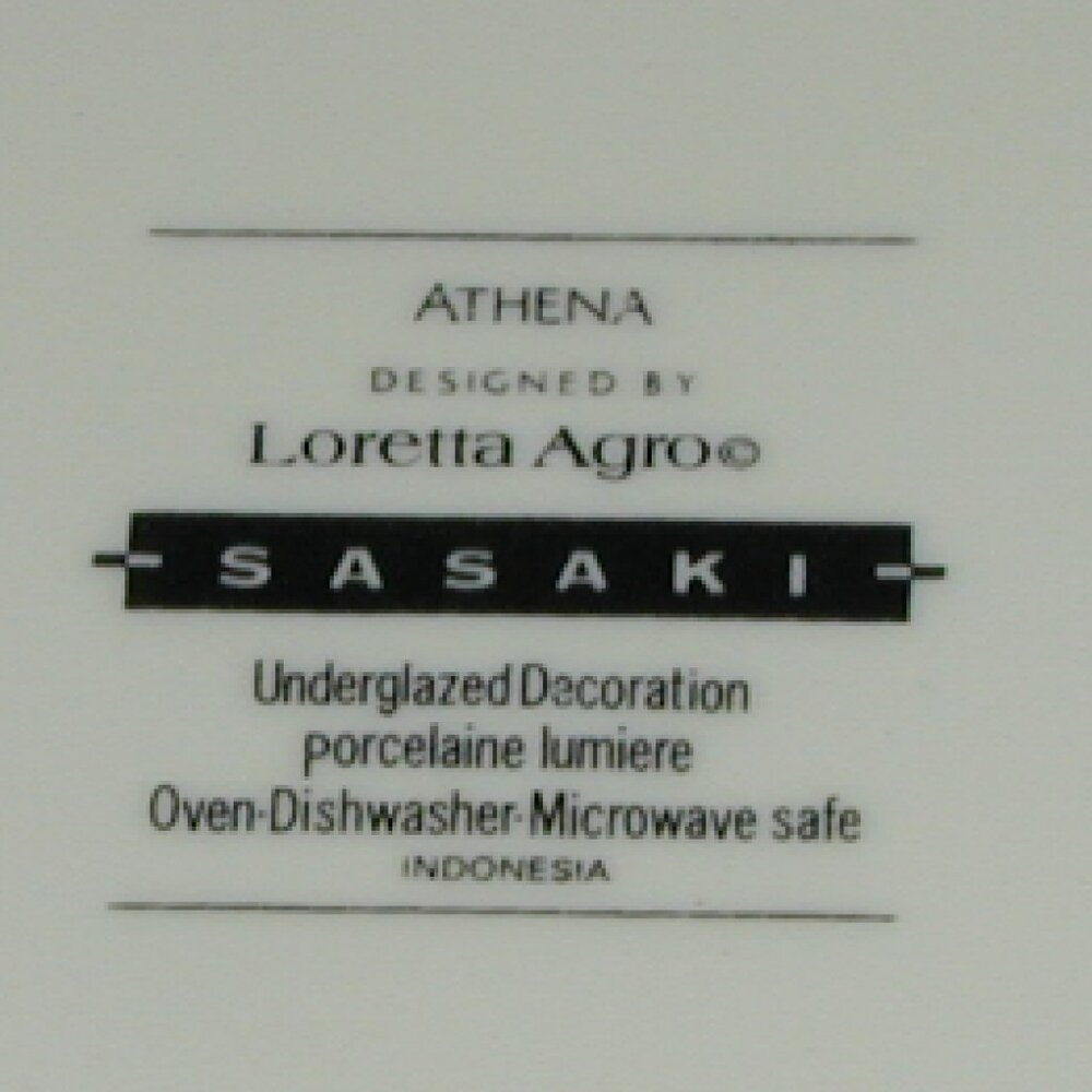 Athena Sasaki Meat Platter Porcelain NEW - Picture 3 of 3